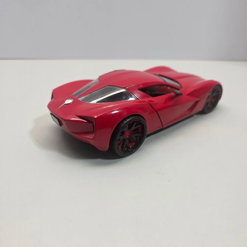 Jada Toys 2009 Corvette Stingray Concept Red 1/24 Diecast Car 92386 Muscle